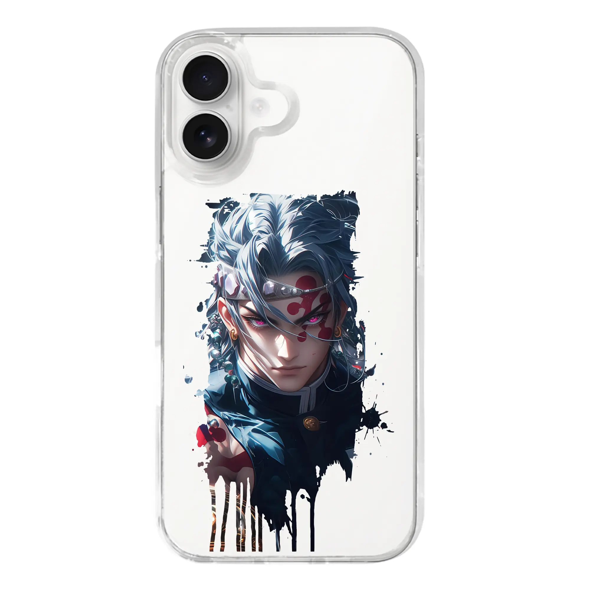 鬼滅の刃 グッズ,宇髄 天元 - iPhone 17シリーズ 透明スマホケース – 薄型・耐衝撃・精密フィット保護カバー